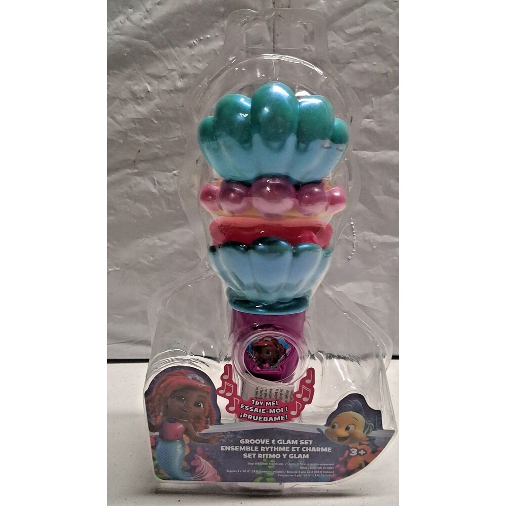 Ariel Groove & Glam Set Light Up Microphone And Crown
